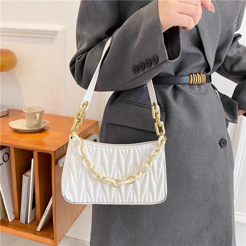 Túi Kẹp Nách Nữ Đeo Vai Thời Trang Cao Cấp Công Sở Dây Xích Đẹp - TDC039