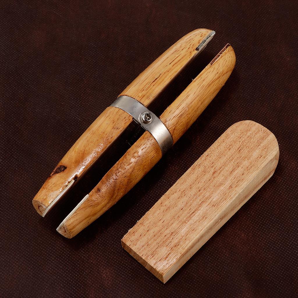 Wooden  Clamp with Metal Holder Jewelry Making Vise Bench Pin Tool Jaws