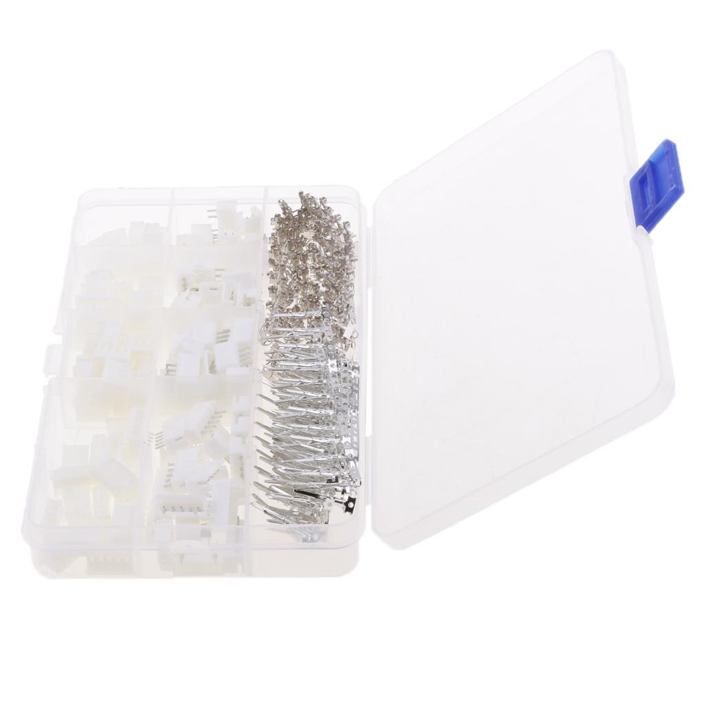 560 Miếng 2Pin 3Pin 4Pin 5Pin 2.54mm Đầu + Nhà Ga + Nhà Ở Cổng Kết Nối Bộ Dụng Cụ
