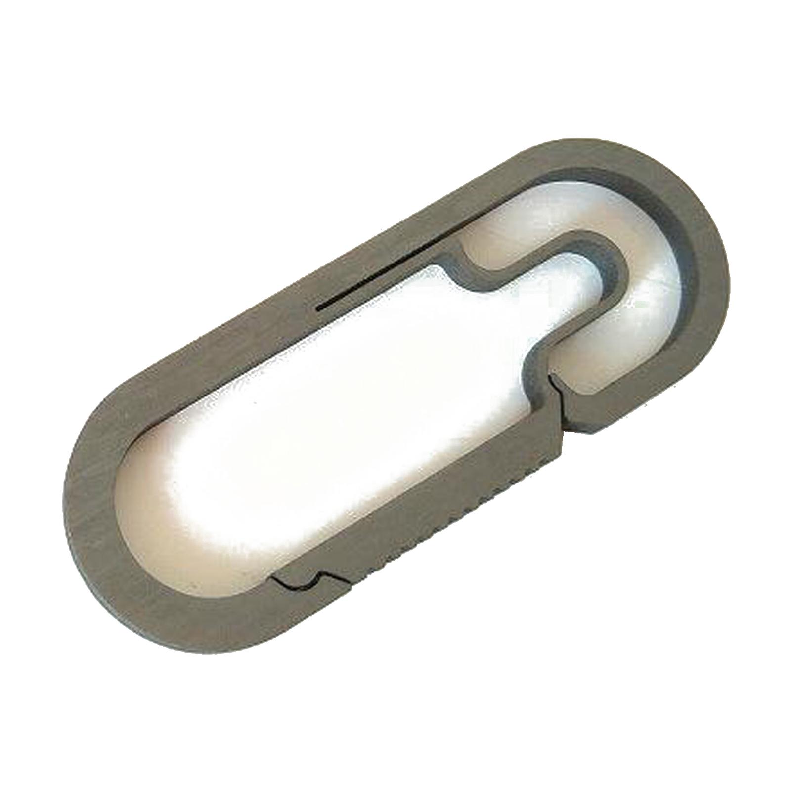 Titanium Outdoor Camping Carabiner Keychain Buckle Snap Hook 7cm Silver