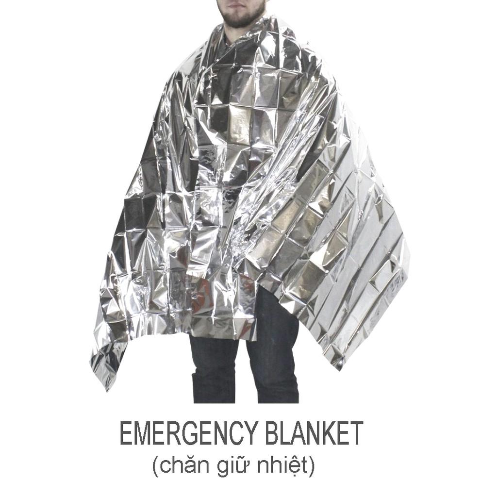 Chăn giữ nhiệt sinh tồn khẩn cấp – chống lạnh giữ ấm cơ thể siêu gọn nhẹ Emergency Blanket