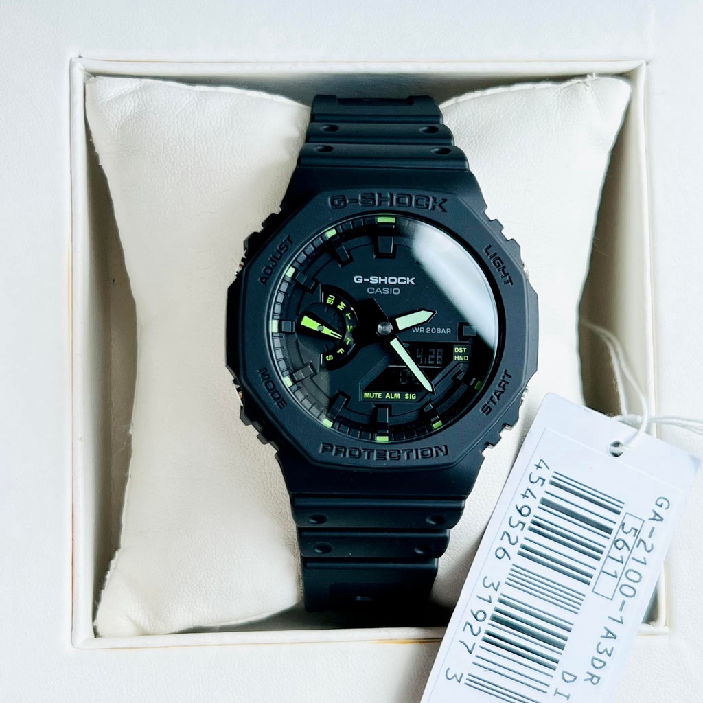 Đồng hồ nam G-Shock Casio Anh Khuê bảo hành 5 năm GA-2100 GA-2100-1A3DR