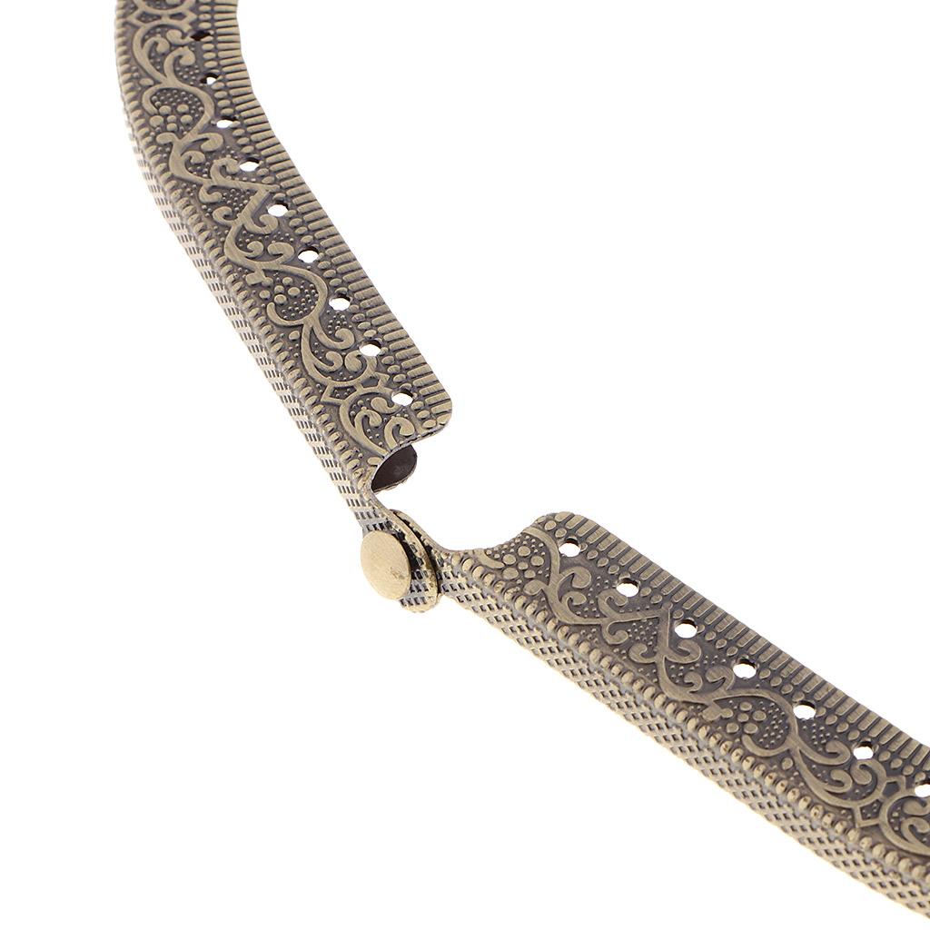 Khung Kim Loại Kiss Kiss Khóa Khung Với Tay Cầm Bằng Gỗ Làm Phụ Kiện