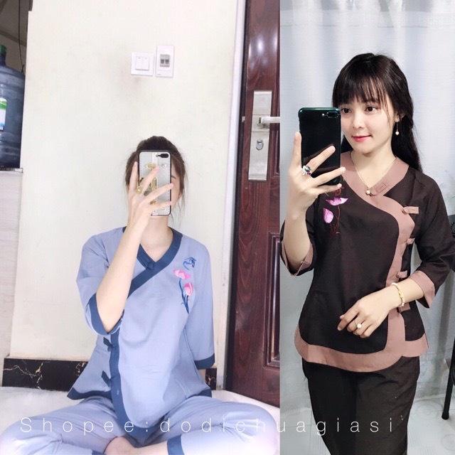 ĐỒ LAM ĐI CHÙA Cổ Tim Nữ s2