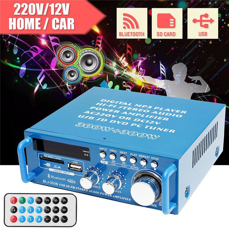 Bộ AMPLI MINI Karaoke Bluetooth Cao Cấp 253B - PD