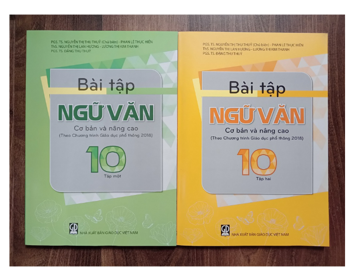 Sách - Combo Bài Tập Ngữ Văn 10 - Tập 1 + 2 cơ bản và nâng cao