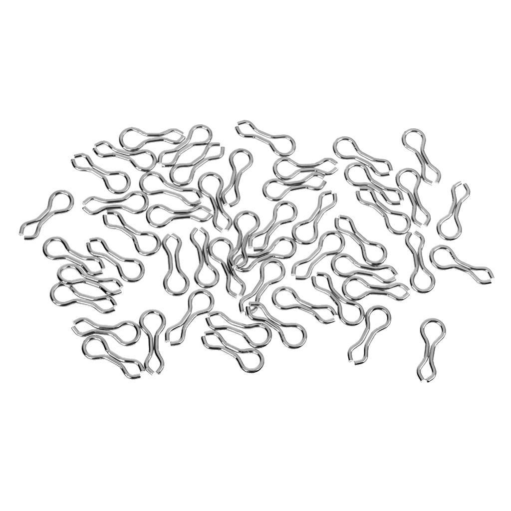 50 Pieces Alloy Brass Eye Grommets for Weight Mold Material