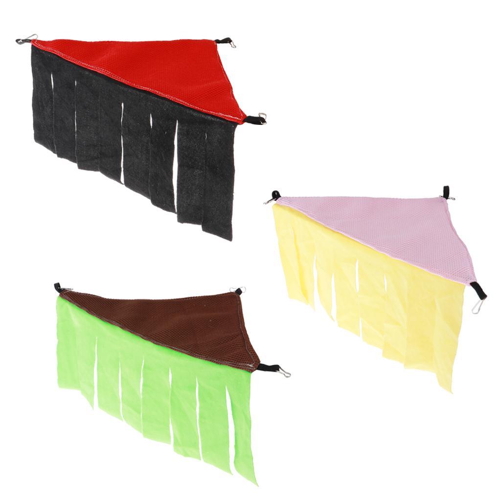 Hamster Squirrel Hammock Small Animal Play Hamster Bed Nest Pink