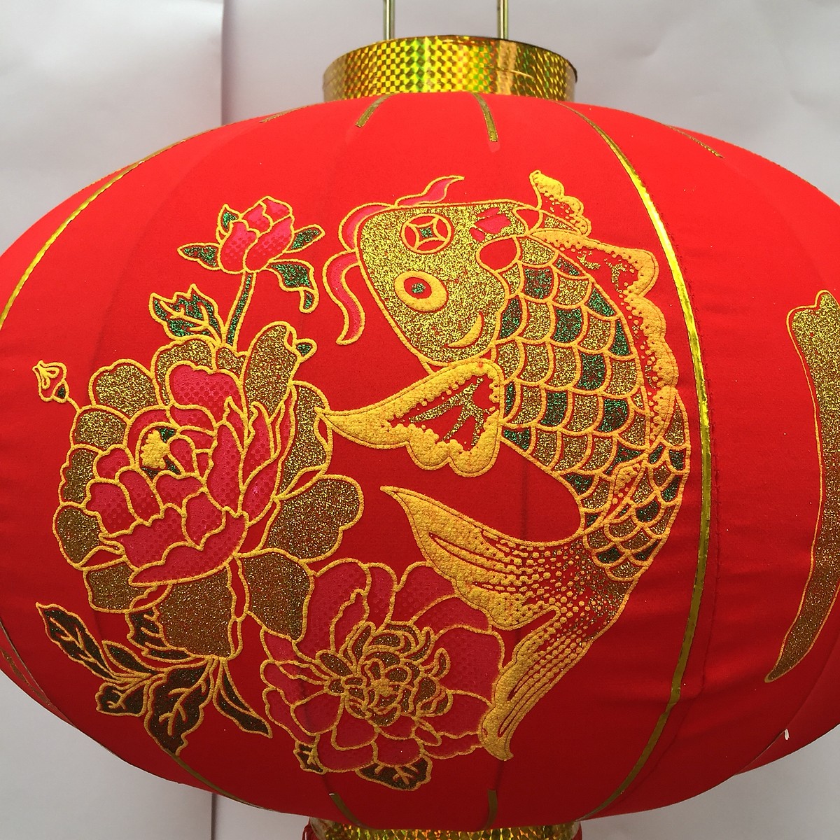 Combo 02 đèn lồng đỏ trang trí ngày tết size 60cm