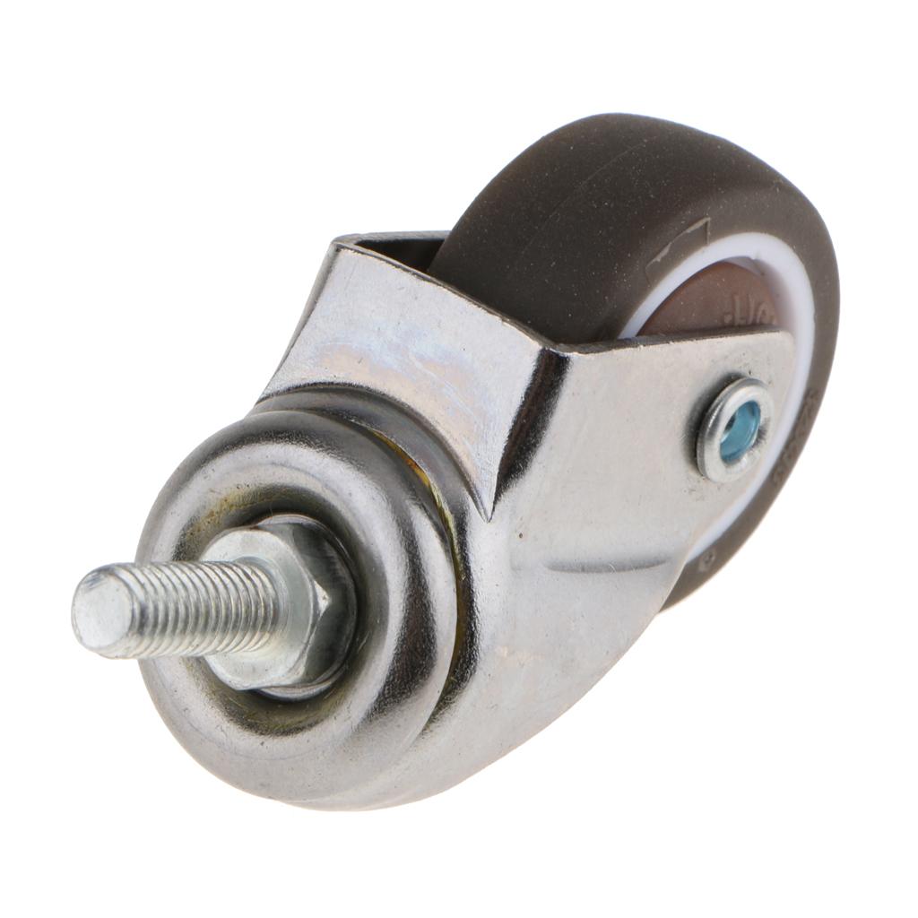 Cao Su Hạng Nặng Castor Bánh Xe đẩy Đồ Nội Thất Giường Caster Công Nghiệp