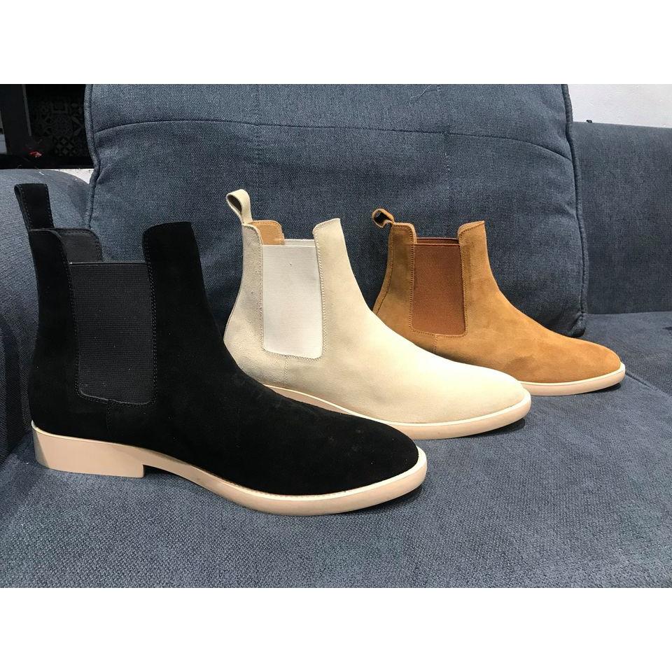 Chelsea Boots Tan da lộn, thích hợp với quần jeans