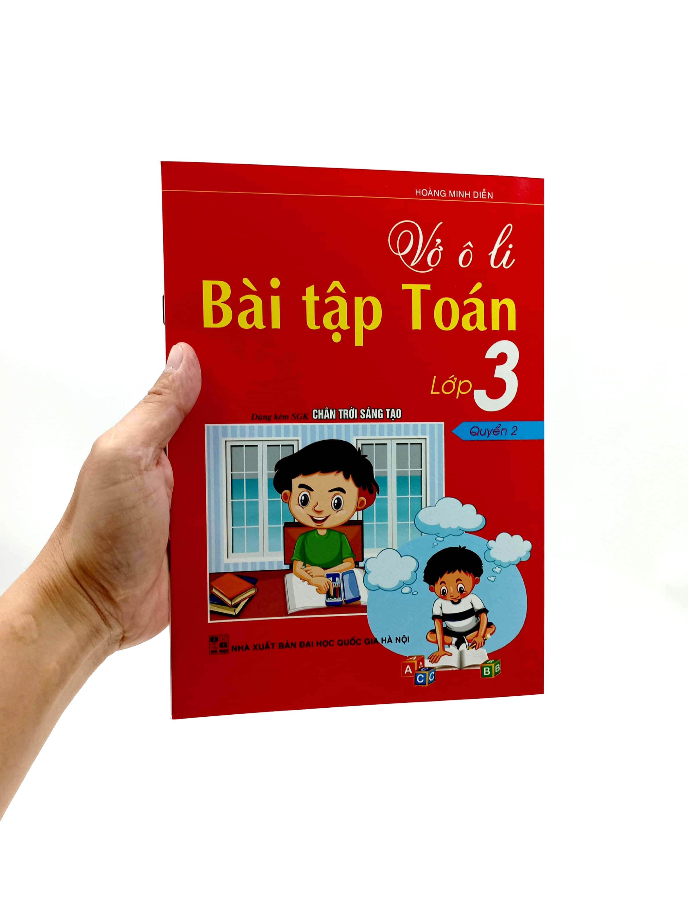 Vở Ô Li Bài Tập Toán 3 - Quyển 2 (Dùng Kèm Bộ Sách Chân Trời Sáng Tạo)