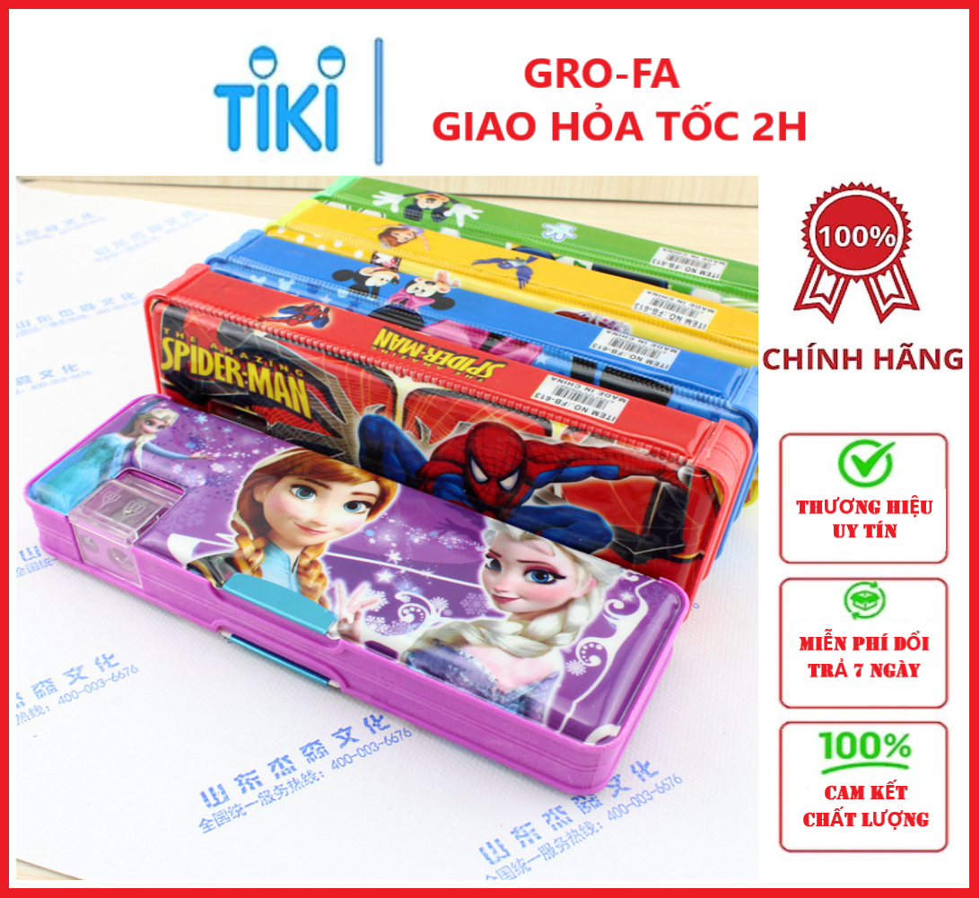 Hộp Đựng Bút Học Sinh Nhiều Hình - Chính Hãng GROFA