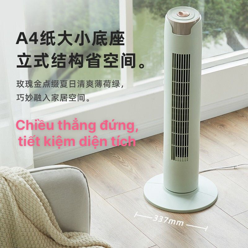 Quạt tháp điều hoà Bear DFS-A40J1 núm cơ, xoay chiều với 3 chế độ gió bảo hành 12 tháng -Hàng chính hãng