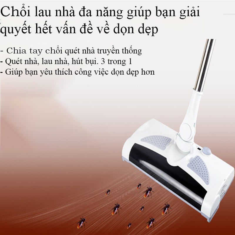 Chổi lau nhà hút bụi thông mình thế hệ mới