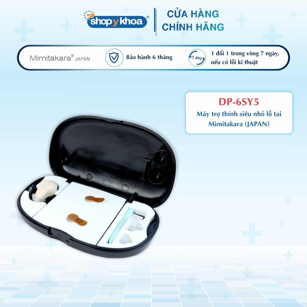 Máy trợ thính siêu nhỏ lỗ tai Mimitakara (JAPAN) DP-6SY5