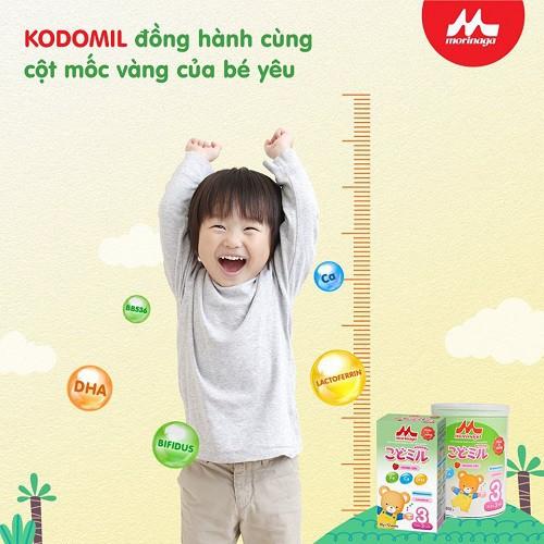 Sữa Morinaga Kodomil 850g vị dâu/ vị vani