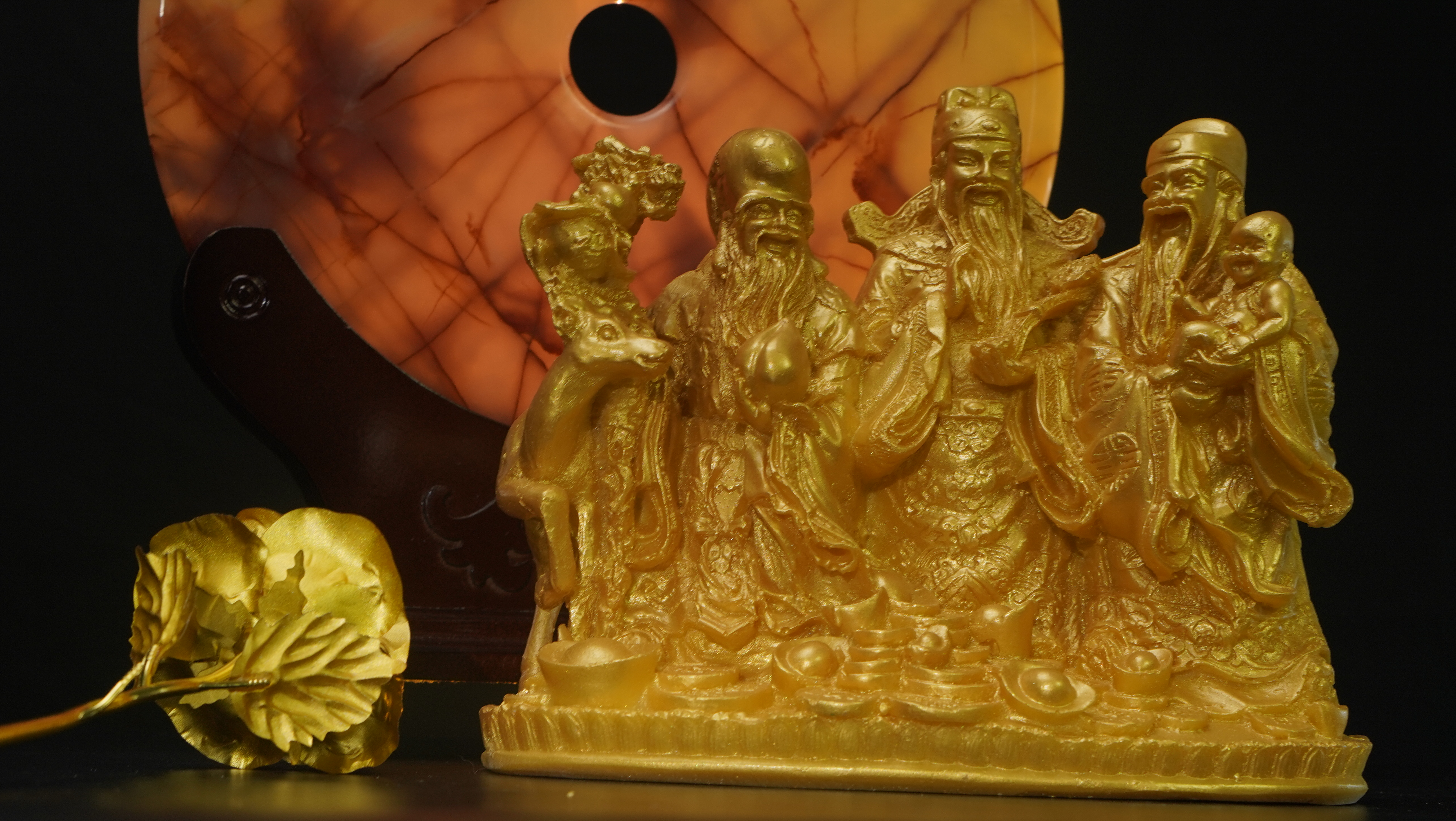 Tượng Phúc - Lộc - Thọ liền