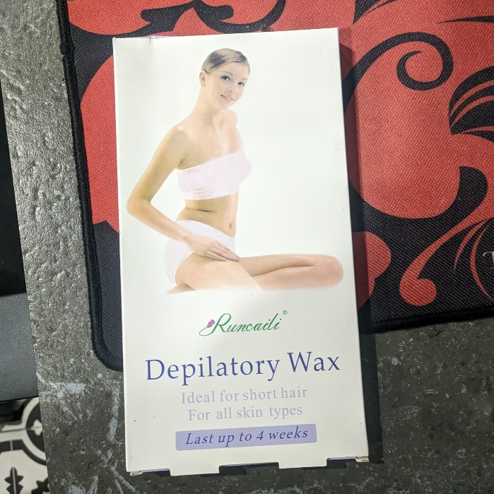 HỘP 10 MIẾNG WAX LÔNG DEPILATORY WAX RUNCAILI TẨY LÔNG VĨNH VIỄN