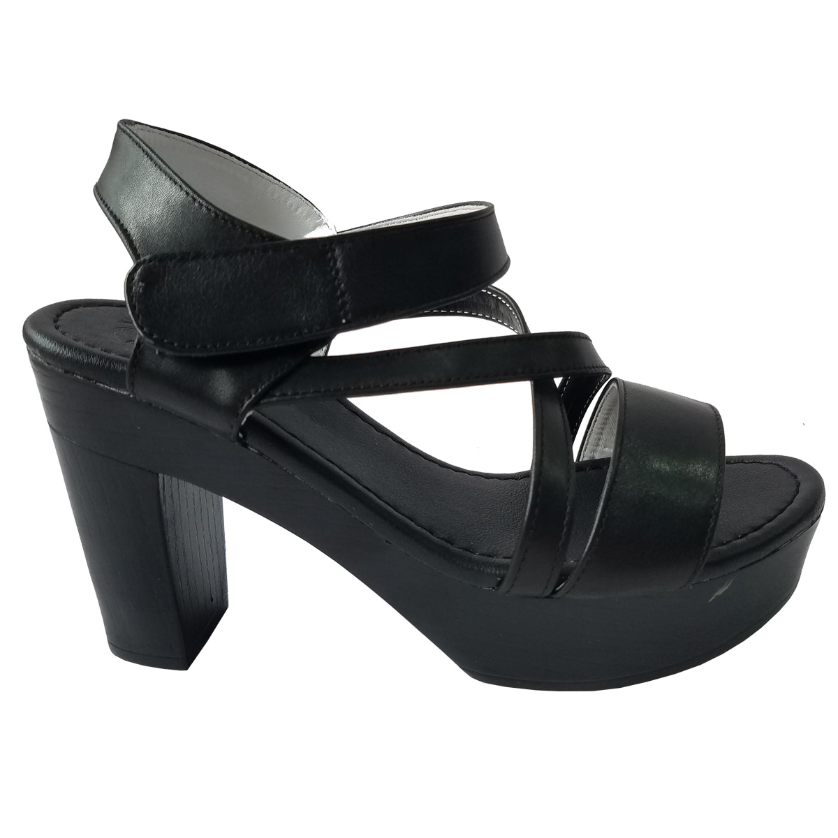 Giày Sandal Cao Gót Da Bò BIGGBEN Cao 8 Phân SDCG152