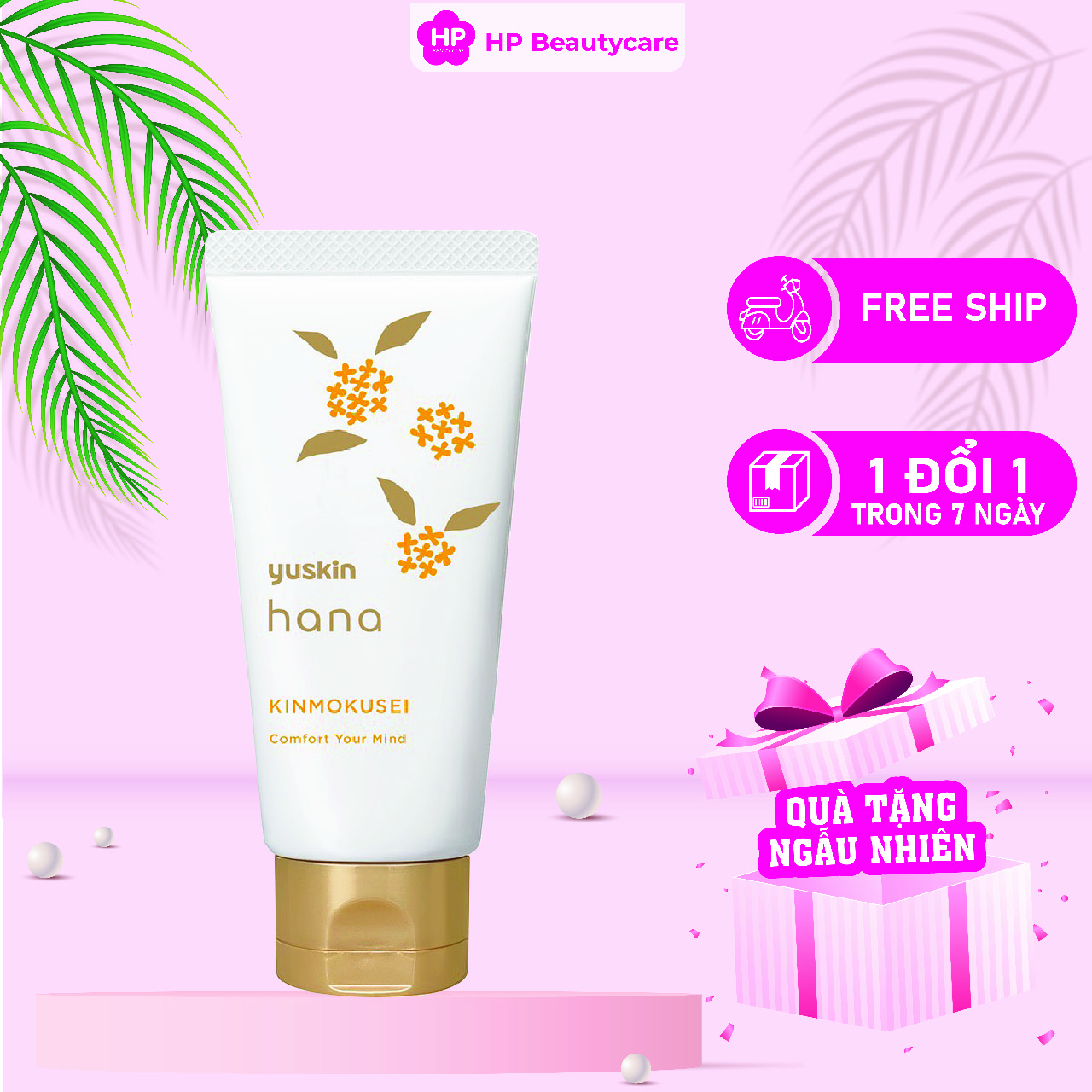 Kem Dưỡng Da Tay Hương Hoa Mộc Quế Yuskin Hana Kinmokusei (Tuýp 50 G)