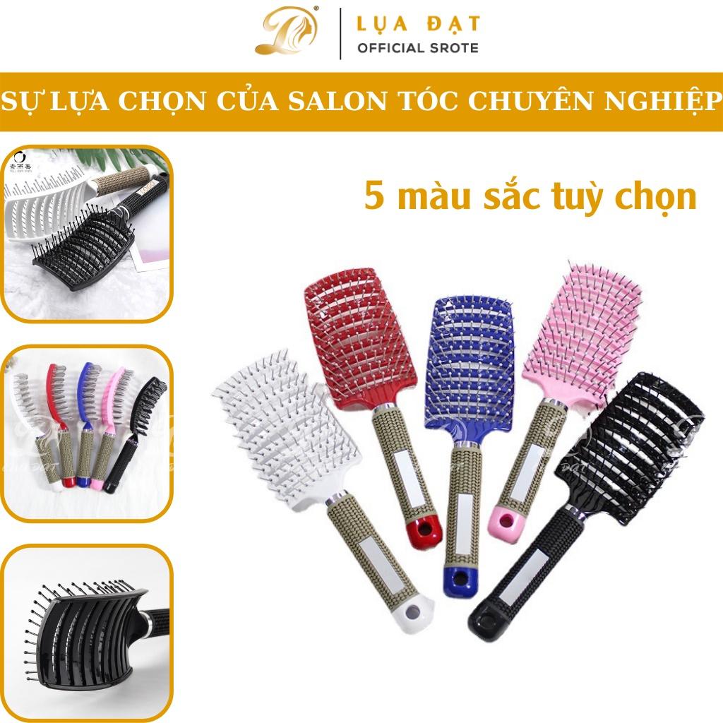 Lược gỡ rối tóc matxa da đầu,lược sấy tạo kiểu làm phồng tóc lược bán nguyệt cỡ lớn