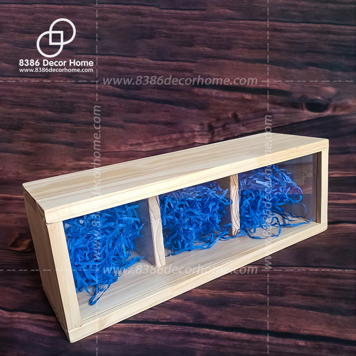 Hộp quà tết, khay gỗ gói quà, Hộp đựng đồ đa năng - Pallet gỗ thông