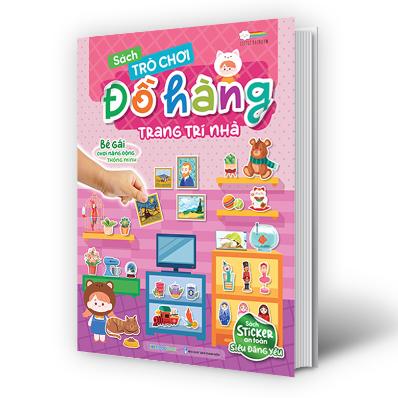 Combo 5 cuốn Sách Trò chơi Đồ hàng cho bé gái (Hơn 1000 Stickers)