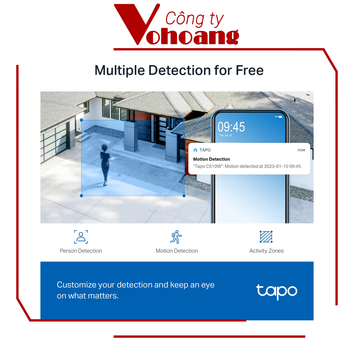 Camera WiFi TP-Link Tapo C510W An Ninh Quay/Quét 360 Độ, Chống Nước - Hàng Chính Hãng