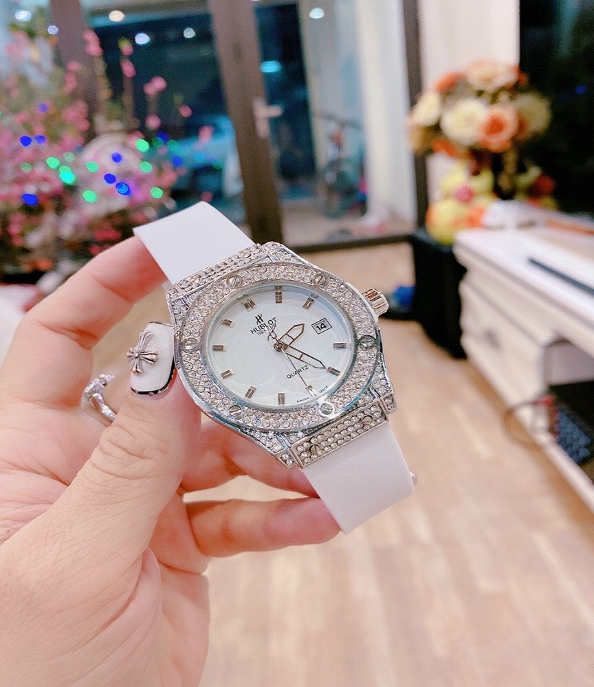 ĐỒNG HỒ NỮ THƯƠNG HIỆU HUBLOT DÂY CAO SU HƯƠNG HL1278