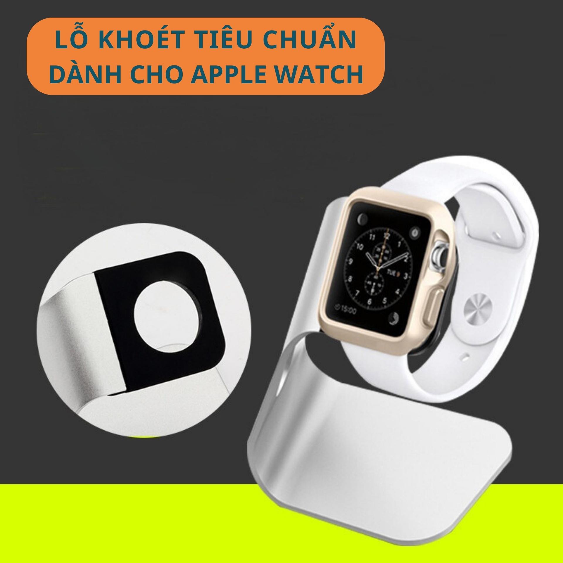 Giá Đỡ Sạc Đồng Hồ Thông Minh Kai.N Metal Stand Dành Cho Apple Watch, Hộp Kim Nhôm Cao Cấp - Hàng Chính Hãng