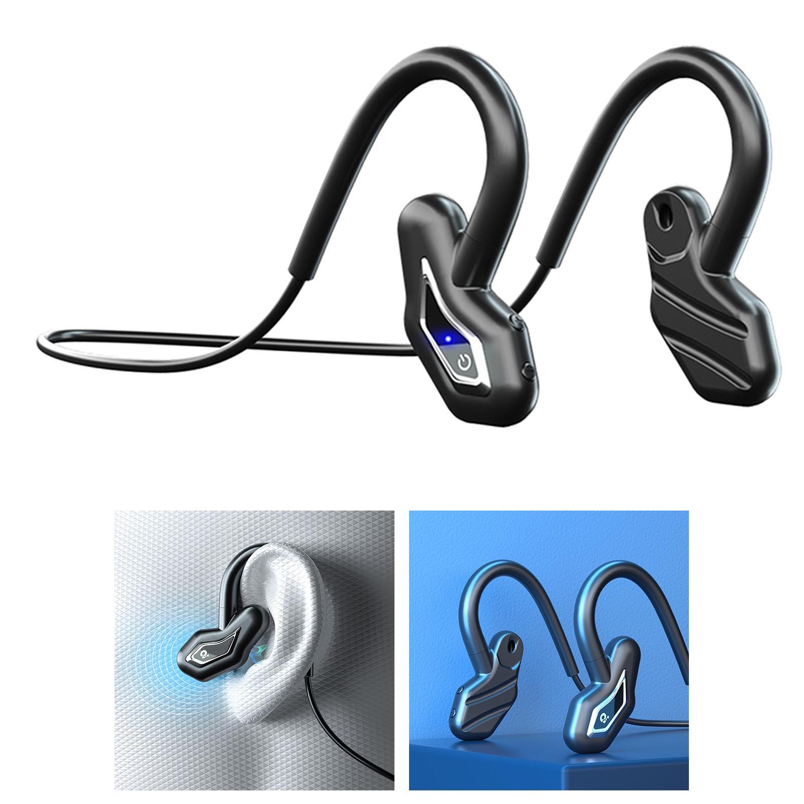 Bone Conduction Headphones Waterproof Stereo Hi-Fi Sound