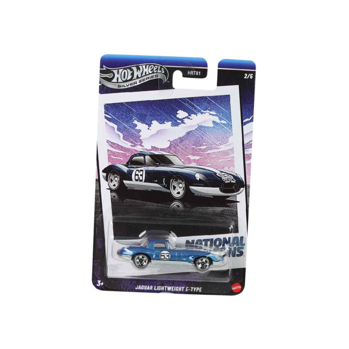 Đồ Chơi Mô Hình Siêu Xe Vintage Jaguar Lightweight E-Type HOT WHEELS JBY90/HRT81