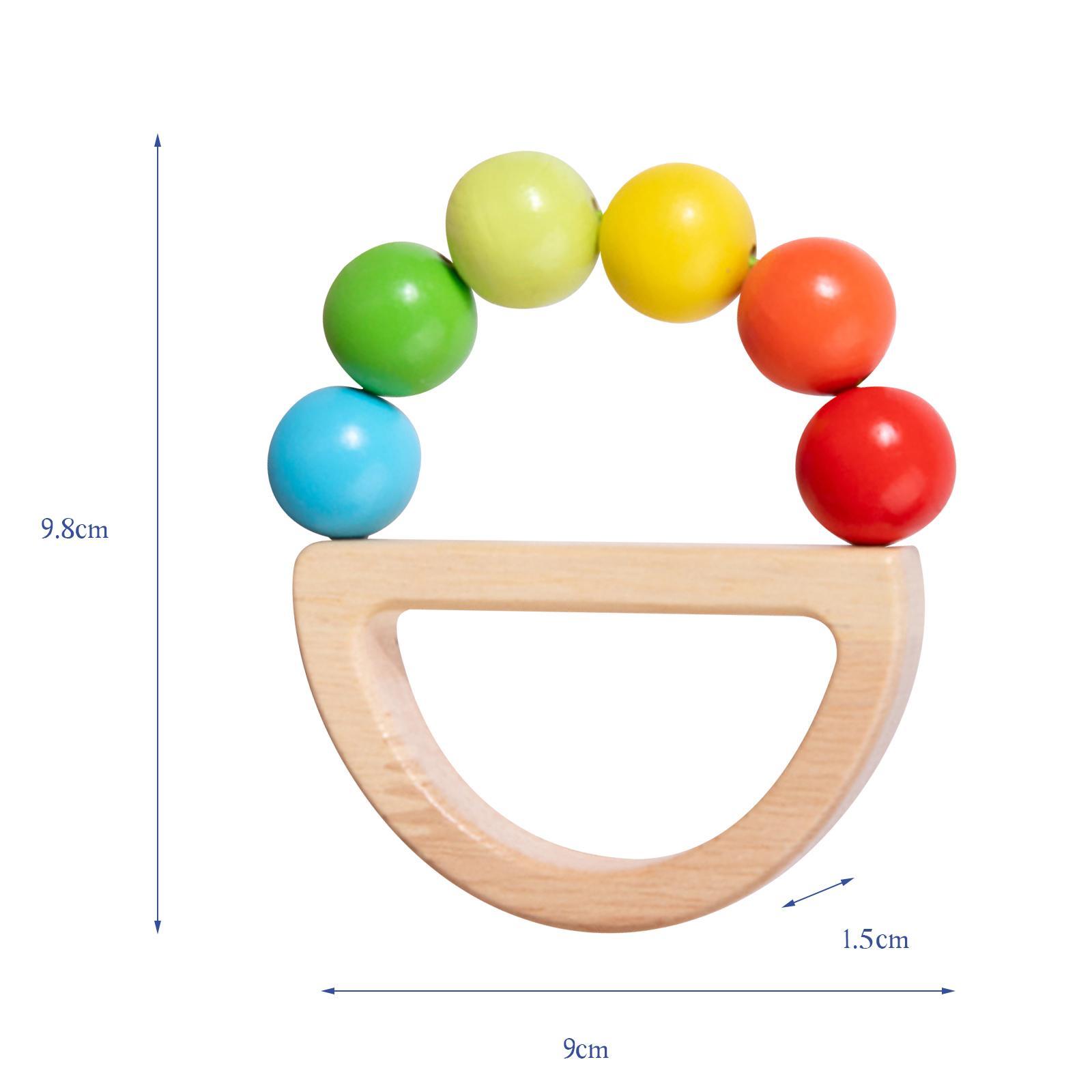Wood rattles montessori toys enlightenment A