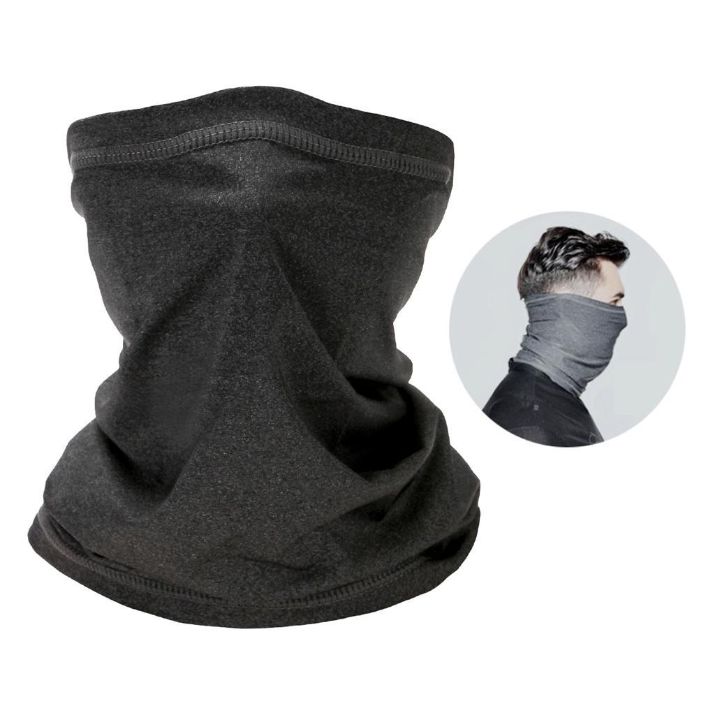 2x Silk Like Cycling Face Guard Balaclava Soft Scarf Biking Neck Warmer Headwear