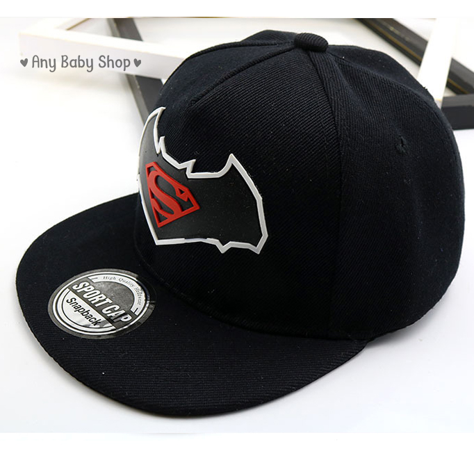 Mũ nón Hiphop Snapback cho bé trai và bé gái hình cánh dơi 4 màu siêu cool ngầu