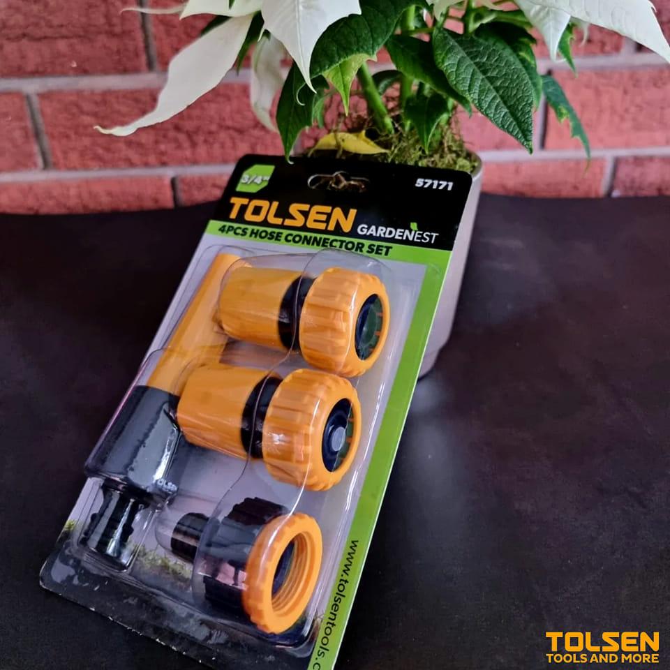 BỘ 4 KHỚP NỐI ỐNG NƯỚC TOLSEN 57171 - HÀNH CHÍNH HÃNG