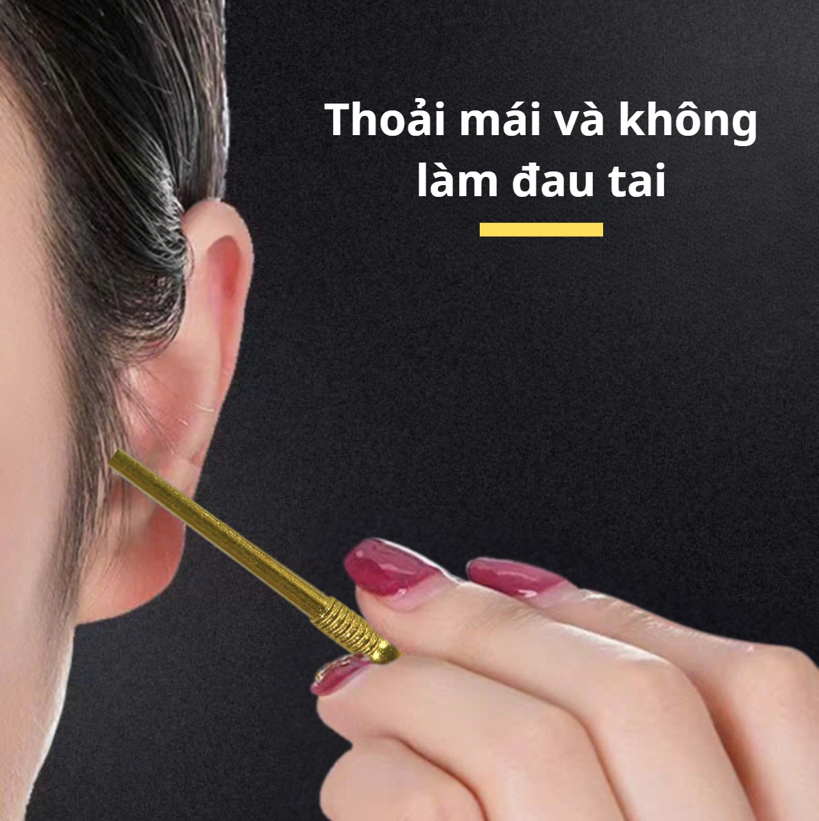 Cây Lấy Ráy Tai Bằng Hợp Kim Kẽm, Dụng Cụ Làm Sạch Tai Móc Chìa Khoá Nhà, Xe, Túi Xách