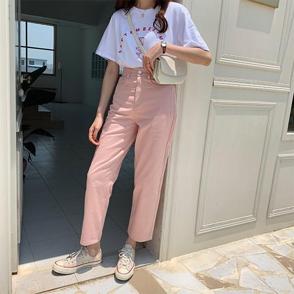 Quần Jean eo cao – Hàng có sẵn