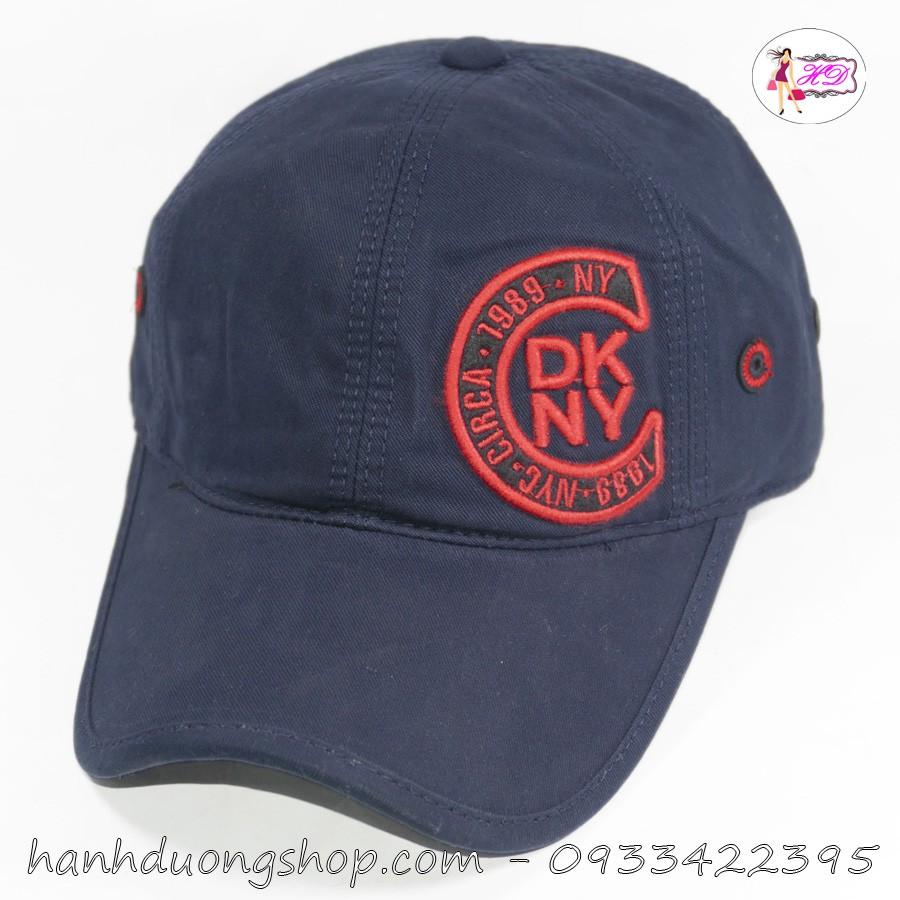 Mũ lưỡi trai đen nón kết nam đẹp nón kết nữ D.KN.Y sò da thêu chất liệu vải cao cấp thoáng mát
