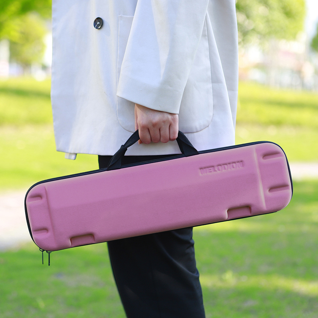 Kèn Melodion, Melodica, Pianica - Mbat KF-32 - Kèn 32 phím cao cấp, túi hộp EVA, nhựa ABS an toàn, màu đỏ - Hàng chính hãng