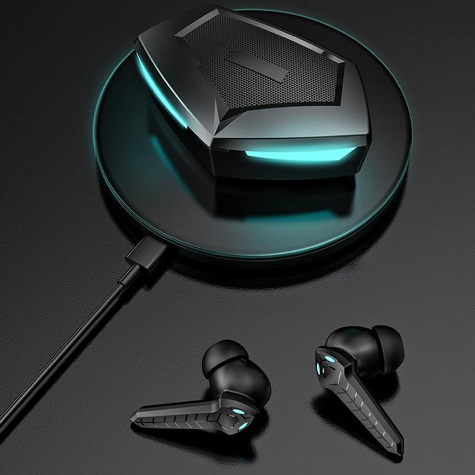 Bluetooth 5.0 True Wireless Gaming Earbuds In Ear Headset black