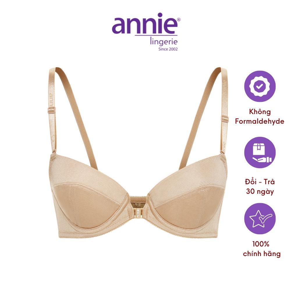 Áo Ngực trơn cao cấp mút mỏng siêu nhẹ annie bra 3012 cài trước, ôm trọn ngực, không cộm phù hợp mặc công sở, đi học.