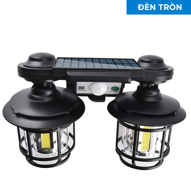 Đèn năng lượng mặt trời, Đèn lồng vuông- tròn JD-2217 , đèn sân vườn - K1530