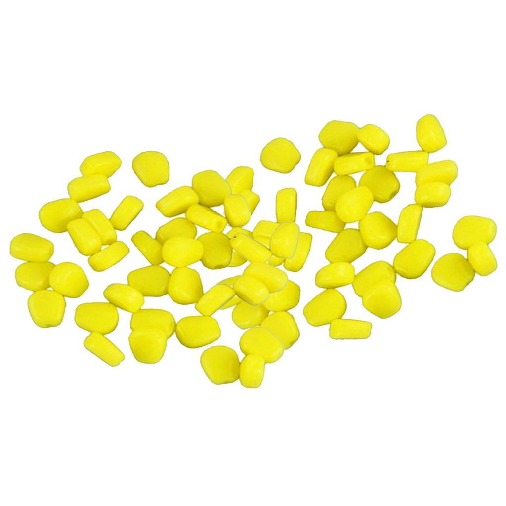 100Pcs Pop Up Lure Soft Corn Floating Baits Coarse Carp Fishing Lures Tools