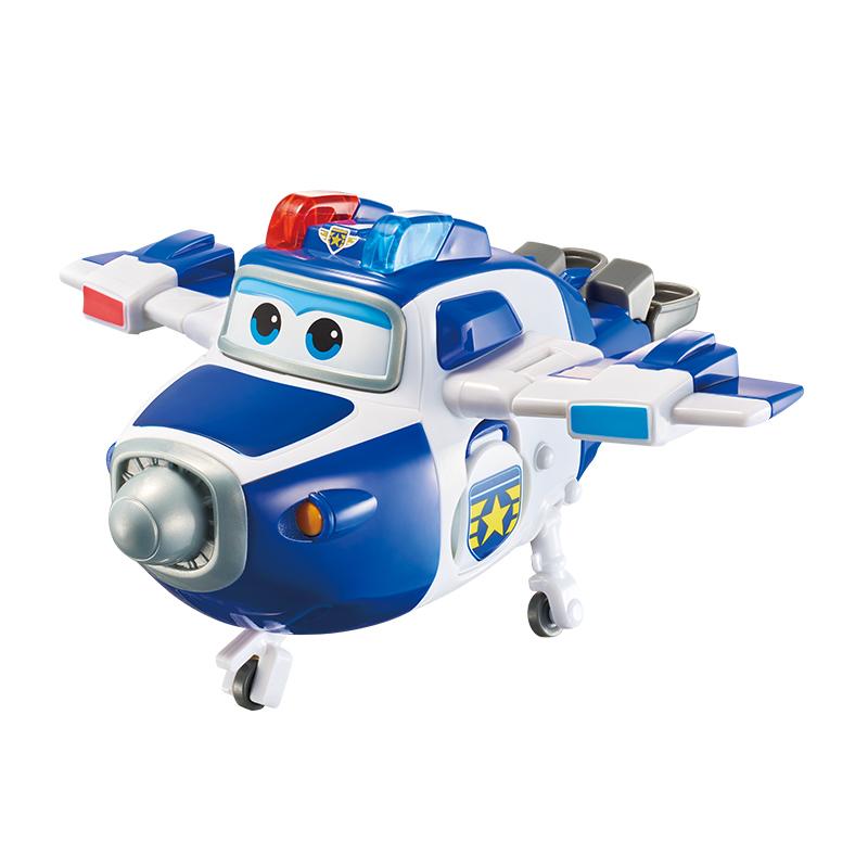 Đồ Chơi SUPERWINGS Robot Biến Hình Cỡ Lớn Paul Cảnh Sát Kết Hợp Thú Cưng Paul YW750945