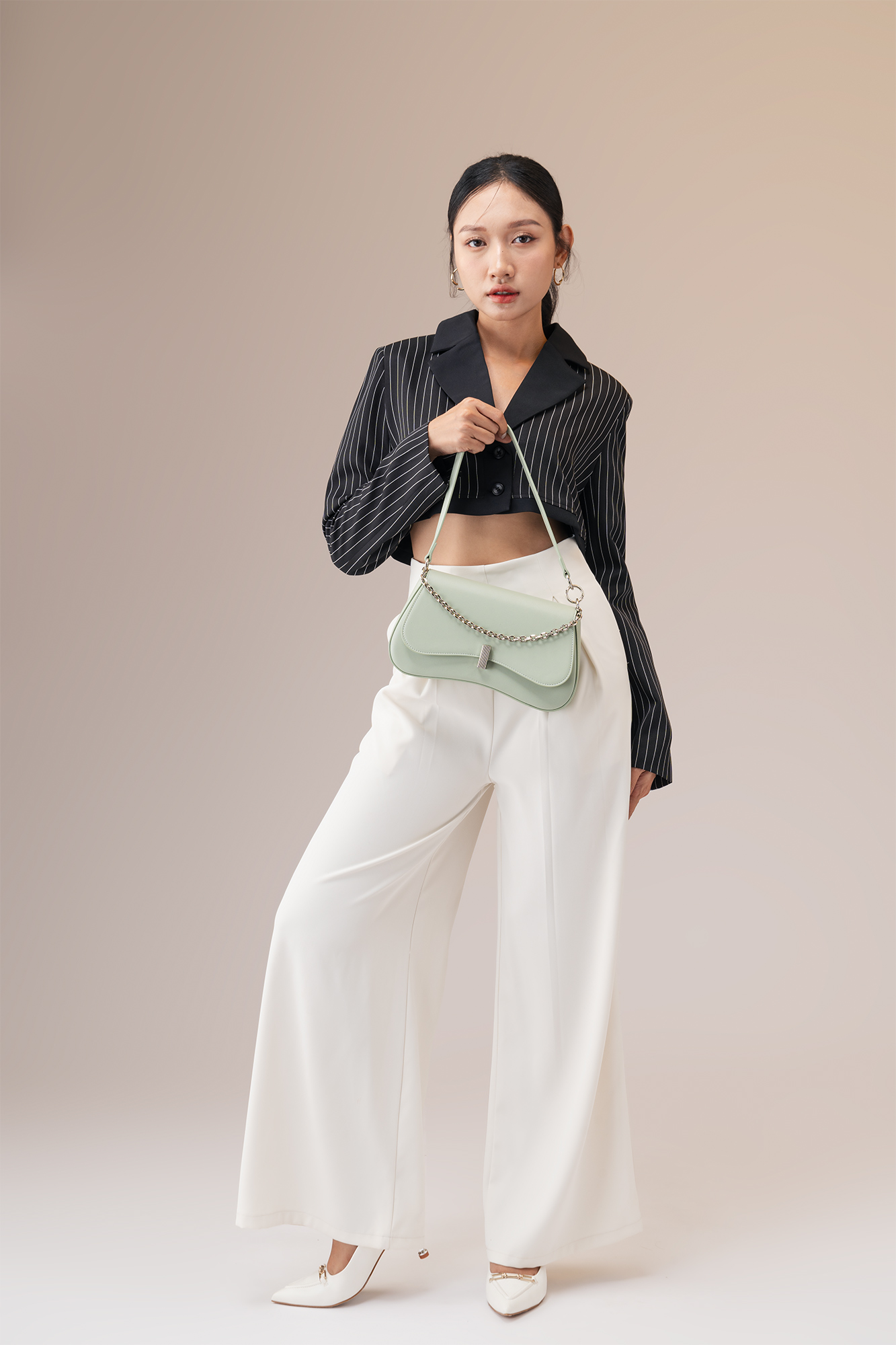 Túi Yuumy ( Thời trang nữ thiết kế đơn giản trẻ trung - Túi đeo vai da Seasand YN226 )