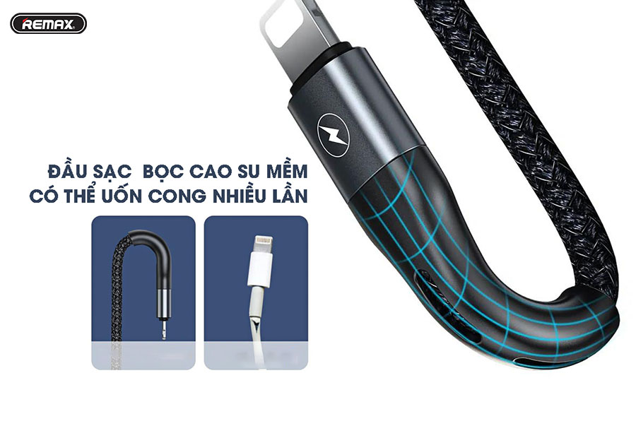 Cáp Sạc Nhanh REMAX RC-096I, Công Suất Sạc 18W - Hàng Chính Hãng