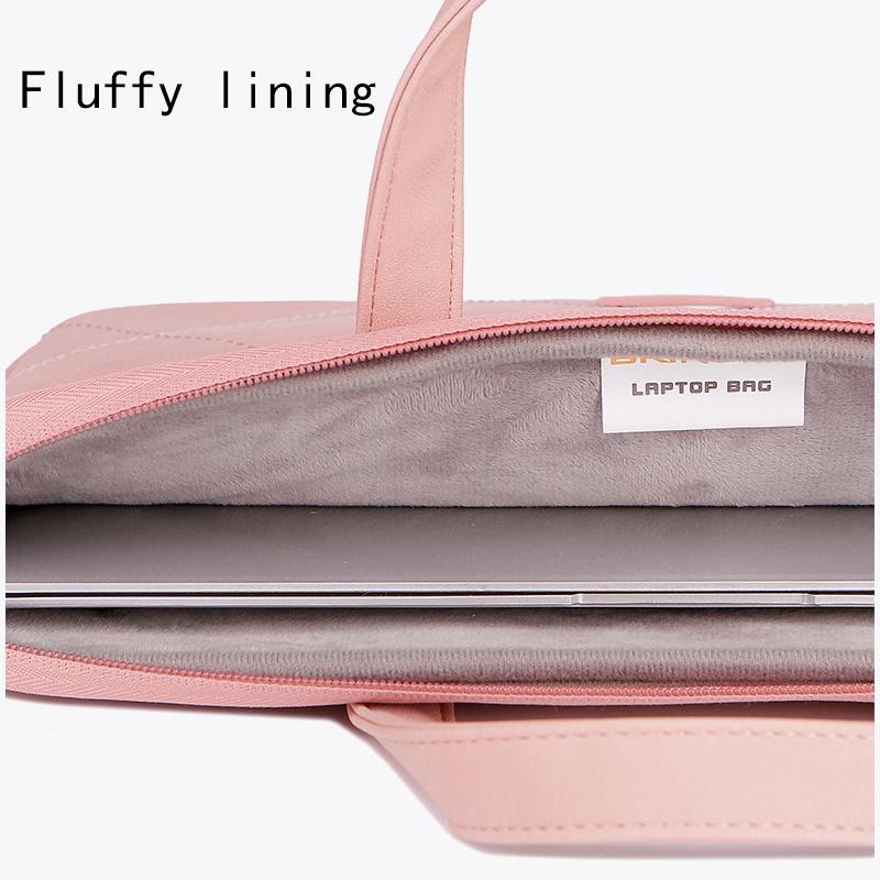 Chống Thấm Nước Túi Xách Đeo Vai Nữ 2020 Mờ PU Túi Xách 13.3 15 15.6 16 14 11 12 Túi Đựng Laptop Dành Cho macBook Huawei Mi HP Lenovo