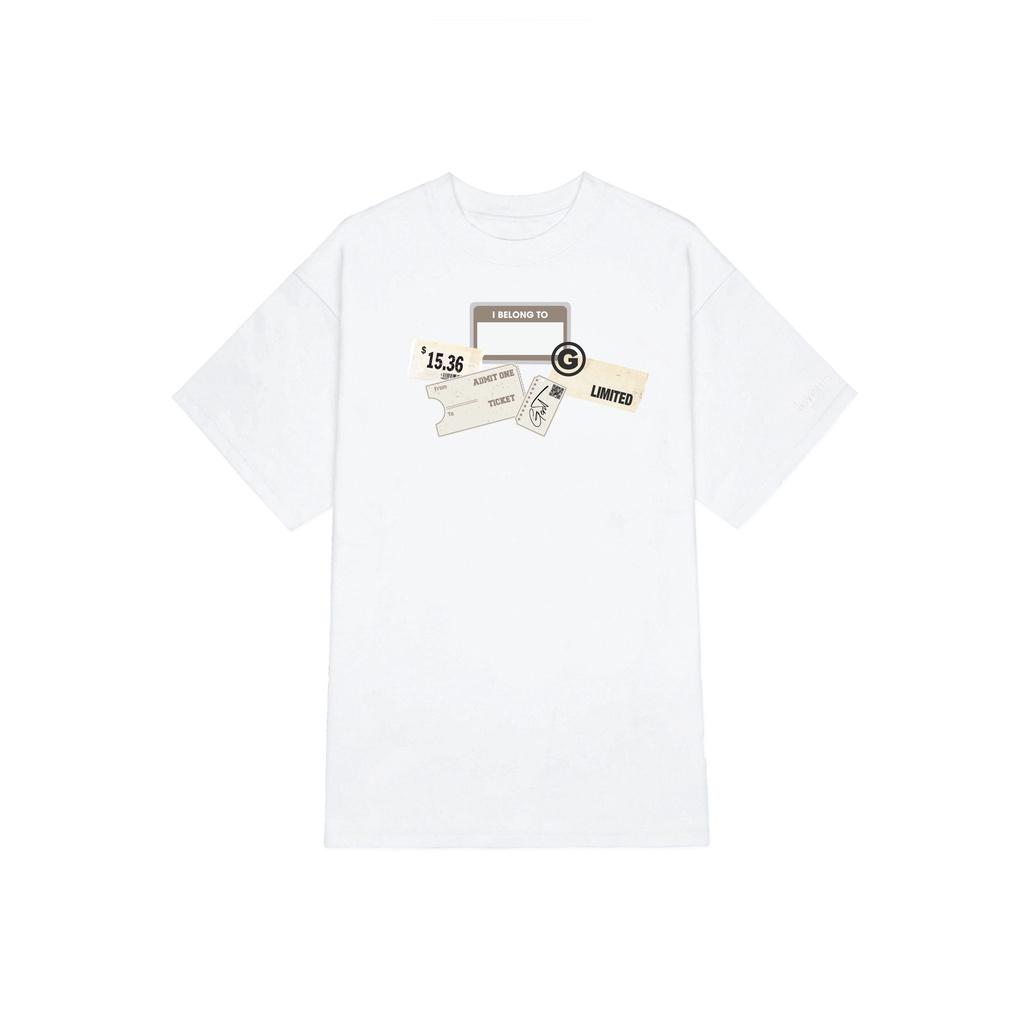 Áo thun Memories Basic Tee unisex nam nữ form rộng, tay lỡ, cổ tròn màu đen, trắng, xanh, nâu
